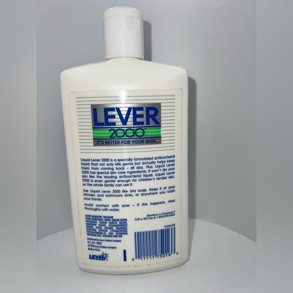 Lever 2000 ~ Antibacterial Soap Liquid Refill ~ New Old Stock ~ 14 Oz - Picture 2 of 5